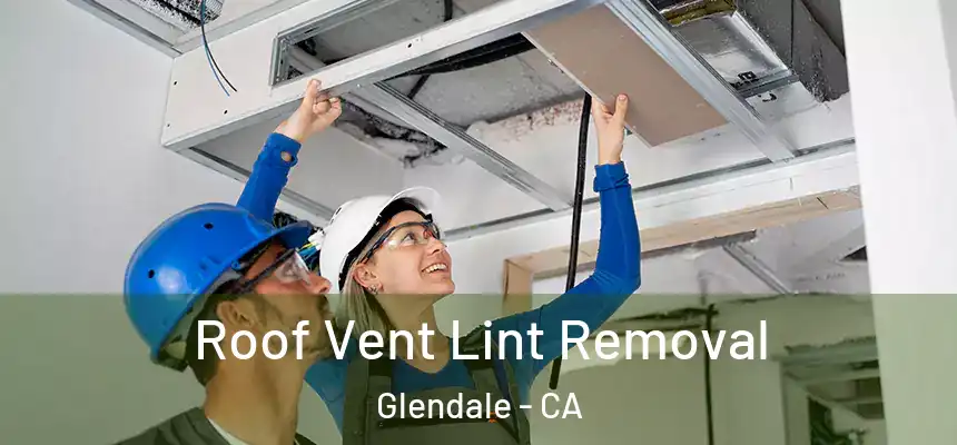 Roof Vent Lint Removal Glendale - CA